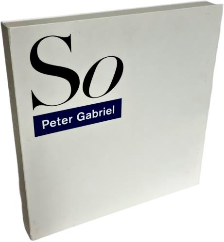 Peter Gabriel So - 25th Anniversary Boxset box set UK GABBXSO607049