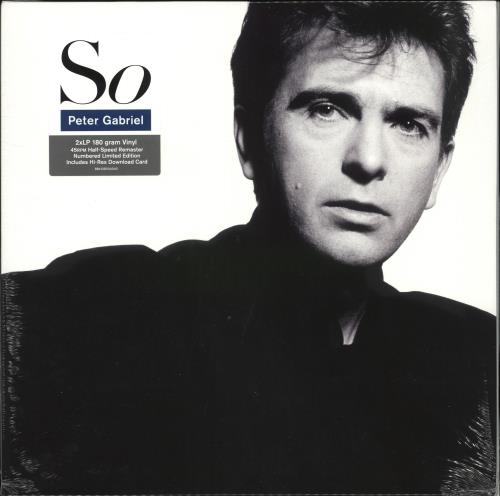 Peter Gabriel So -180gm - Sealed 2-LP vinyl record set (Double LP Album) UK GAB2LSO725043