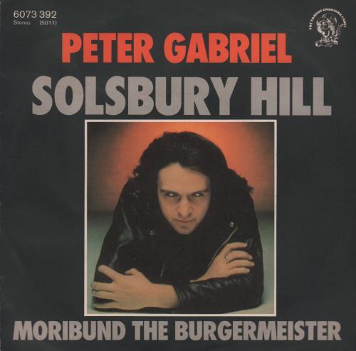 Peter Gabriel Solsbury Hill 7" vinyl single (7 inch record / 45) German GAB07SO656680
