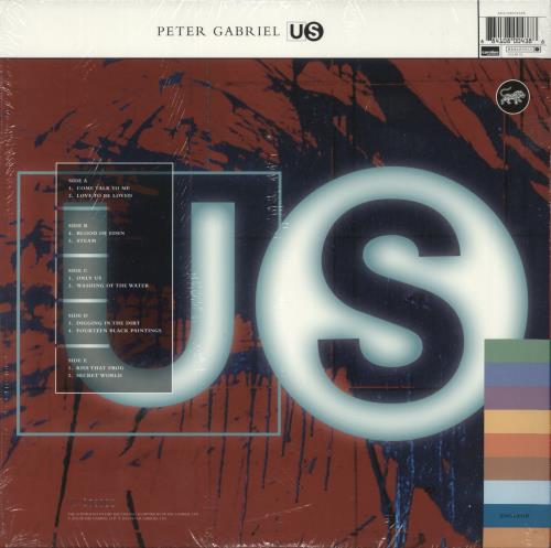 Peter Gabriel Us - 180gm - Shrink 3-LP vinyl record set (Triple LP Album) UK GAB3LUS867399