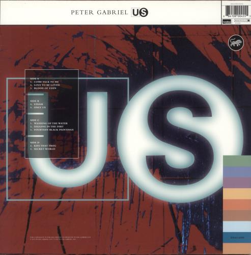 Peter Gabriel Us - 180gm 2-LP vinyl record set (Double LP Album) UK GAB2LUS878049