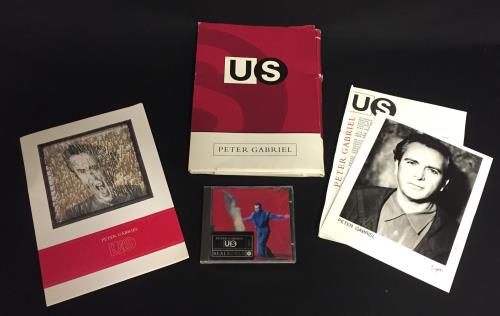 Peter Gabriel Us - Promo Press Pack media press kit UK GABKIUS10135