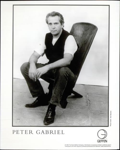 Peter Gabriel Us media press pack US GABPPUS18145