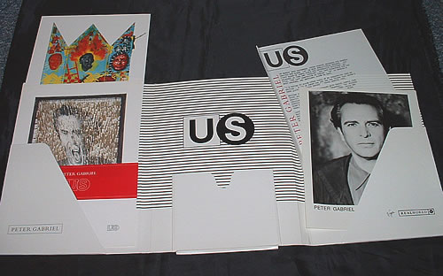 Peter Gabriel Us media press pack UK GABPPUS325942