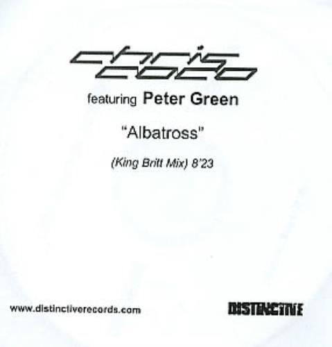 Peter Green Albatross CD-R acetate UK PGRCRAL314044