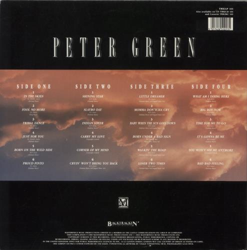 Peter Green Backtrackin' - Spanning The Career Of A Rock Legend 2-LP vinyl record set (Double LP Album) UK PGR2LBA870806
