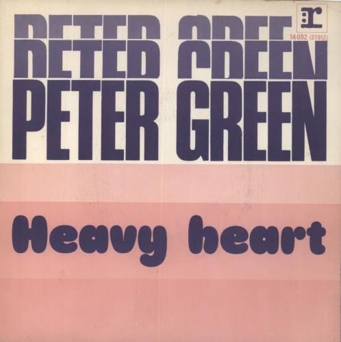 Peter Green Heavy Heart 7" vinyl single (7 inch record / 45) French PGR07HE800802