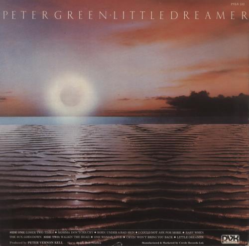 Peter Green Little Dreamer vinyl LP album (LP record) UK PGRLPLI59333