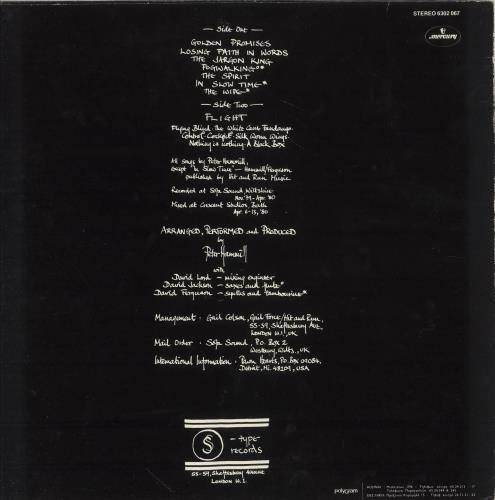 Peter Hammill A Black Box vinyl LP album (LP record) Greek HMLLPAB746557