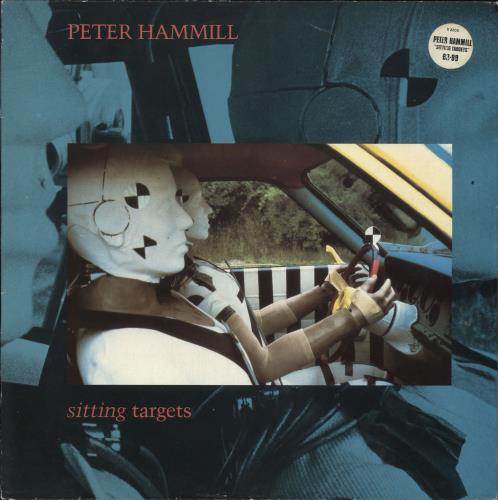 Peter Hammill Sitting Targets - Stickered Sleeve vinyl LP album (LP record) UK HMLLPSI731743