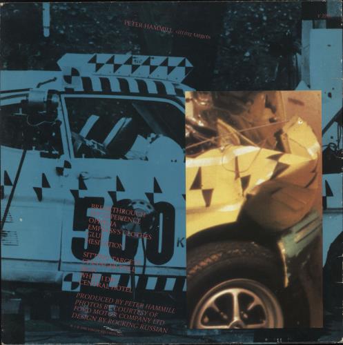 Peter Hammill Sitting Targets - Stickered Sleeve vinyl LP album (LP record) UK HMLLPSI731743