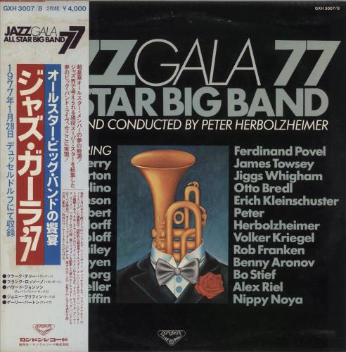 Peter Herbolzheimer Jazz Gala 77 All Star Big Band - White label + Obi 2-LP vinyl record set (Double LP Album) Japanese PHH2LJA872717