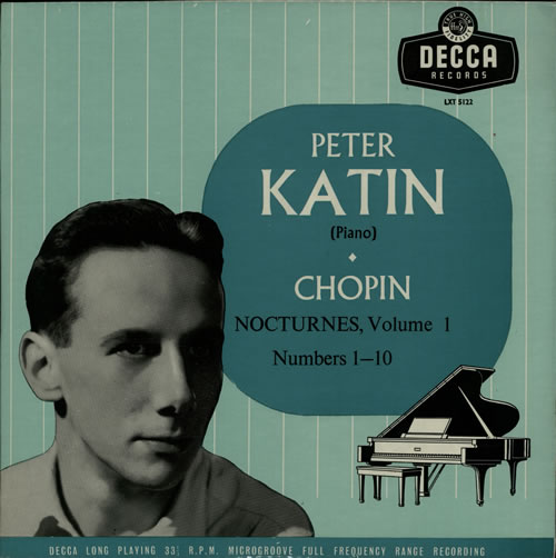 Peter Katin Chopin Nocturnes 2-LP vinyl record set (Double LP Album) UK 5PK2LCH637547