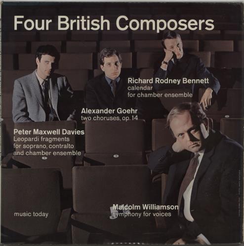 Peter Maxwell Davies Four British Composers vinyl LP album (LP record) UK P26LPFO657795