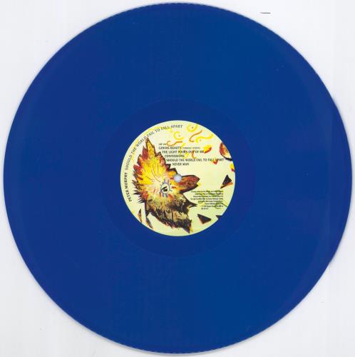 Peter Murphy Should The World Fail To Fall Apart - Blue Vinyl vinyl LP album (LP record) UK PEMLPSH771502