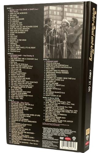 Peter Paul & Mary Carry It On CD Album Box Set US PPMDXCA786200
