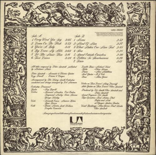 Peter Sarstedt Every Word You Say Is Written Down vinyl LP album (LP record) UK PS3LPEV707583