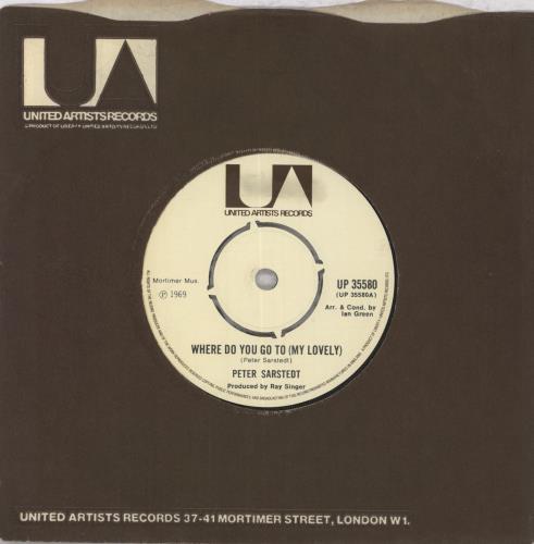 Peter Sarstedt Where Do You Go To (My Lovely) 7" vinyl single (7 inch record / 45) UK PS307WH420437