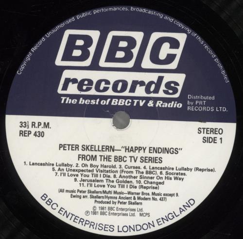 Peter Skellern Happy Endings vinyl LP album (LP record) UK RSKLPHA421246