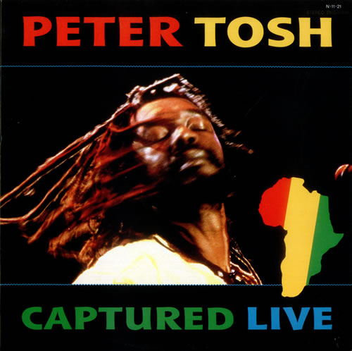 Peter Tosh Captured Live vinyl LP album (LP record) Japanese TOSLPCA531555
