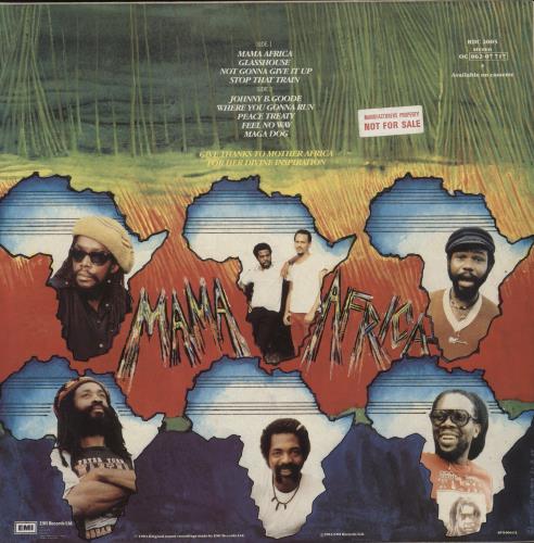 Peter Tosh Mama Africa vinyl LP album (LP record) UK TOSLPMA660937