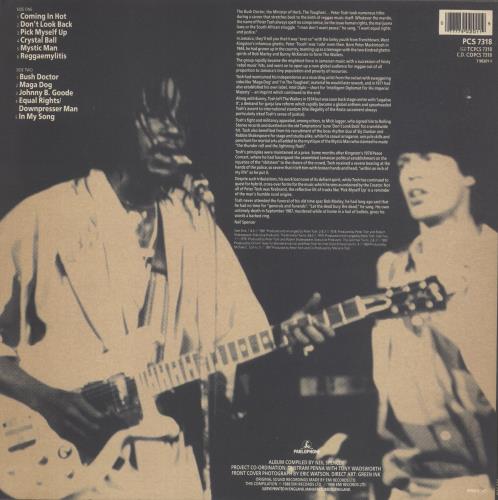 Peter Tosh The Toughest vinyl LP album (LP record) UK TOSLPTH393553