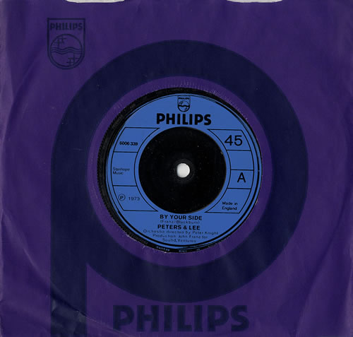 Peters & Lee By Your Side 7" vinyl single (7 inch record / 45) UK P&L07BY478810