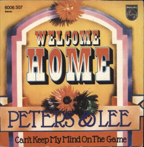 Peters & Lee Welcome Home 7" vinyl single (7 inch record / 45) Spanish P&L07WE744465