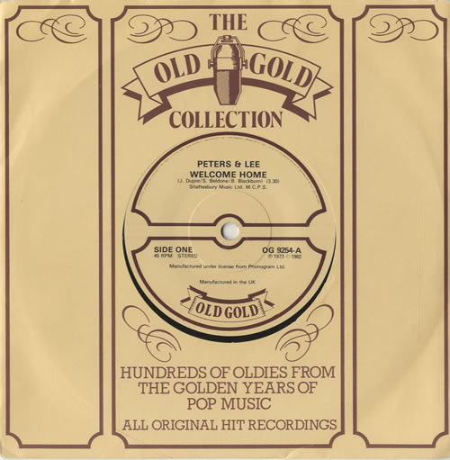 Peters & Lee Home UK 7" vinyl single (7 inch record / 45) (518333)