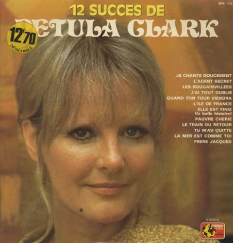 Petula Clark 12 Succes De Petula Clark vinyl LP album (LP record) French PTCLPSU401166