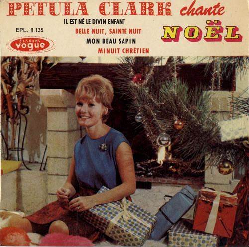 Petula Clark Chante Nol EP 7" vinyl single (7 inch record / 45) French PTC07CH548007