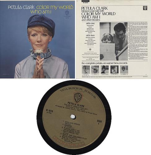 Petula Clark Color My World / Who Am I vinyl LP album (LP record) US PTCLPCO335329