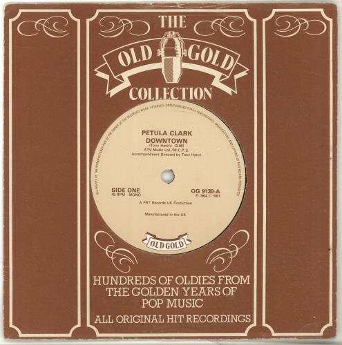 Petula Clark Downtown 7" vinyl single (7 inch record / 45) UK PTC07DDO574854