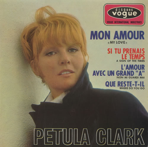 Petula Clark Mon Amour EP 7" vinyl single (7 inch record / 45) French PTC07MO488924