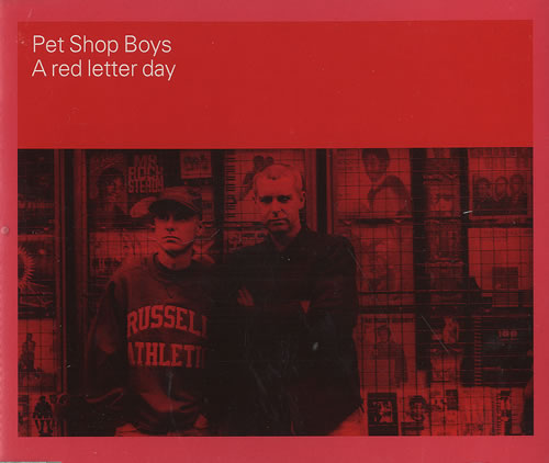 Pet Shop Boys A Red Letter Day Australian CD Single CD5 5 494706 
