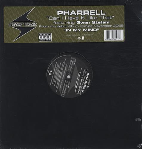 Pharrell Williams Can I Have It Live That 12" vinyl single (12 inch record / Maxi-single) US PHW12CA341848
