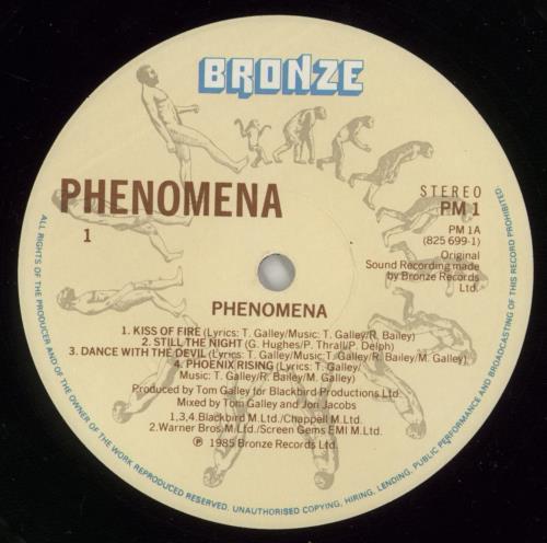 Phenomena Phenomena + Booklet - Hype Sticker - EX vinyl LP album (LP record) UK PACLPPH865071