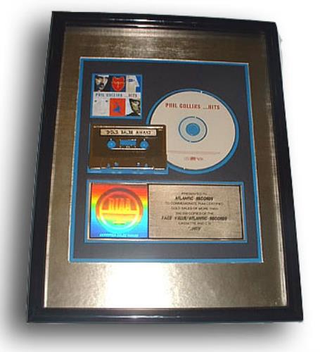 Phil Collins ...Hits award disc US COLAWHI309024