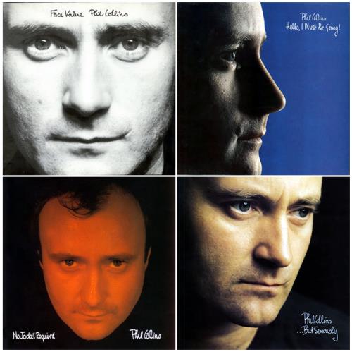 Phil Collins 1981-1989 Studio Albums vinyl LP album (LP record) UK COLLPST414554