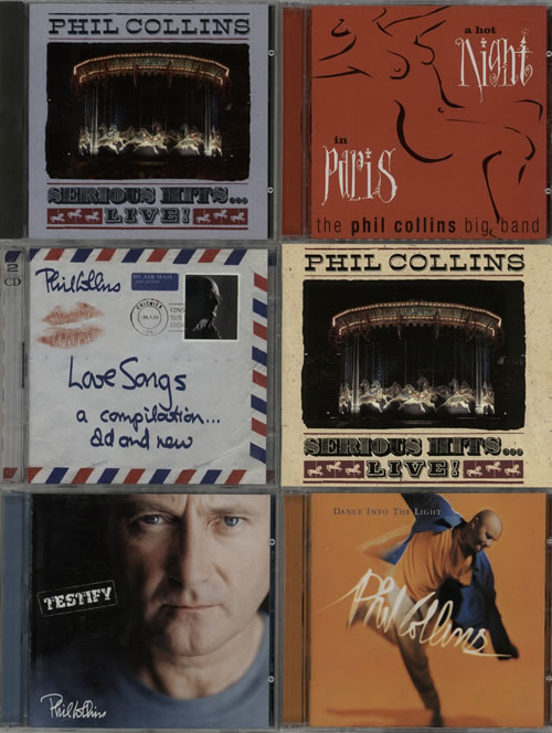 Phil Collins 1981-2002 Albums CD album (CDLP) UK COLCDAL626214