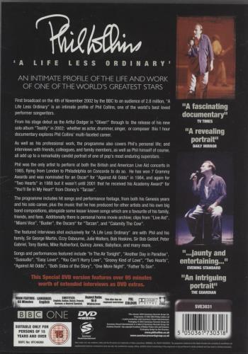 Phil Collins A Life Less Ordinary DVD UK COLDDAL837952