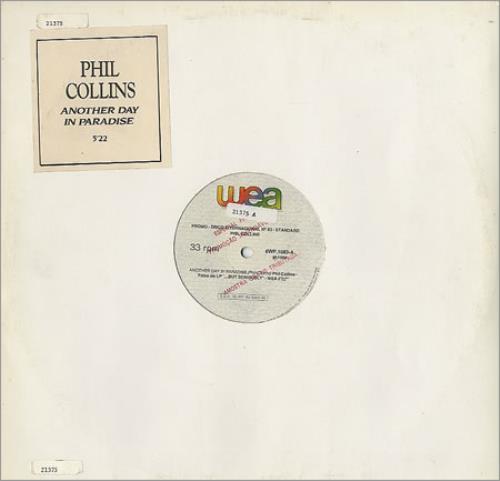 Phil Collins Another Day In Paradise 12" vinyl single (12 inch record / Maxi-single) Brazilian COL12AN232736