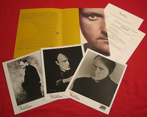 Phil Collins Both Sides media press pack US COLPPBO25669