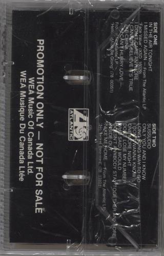 Phil Collins Classic Collins An Instore Sampler cassette album Canadian COLCLCL116379