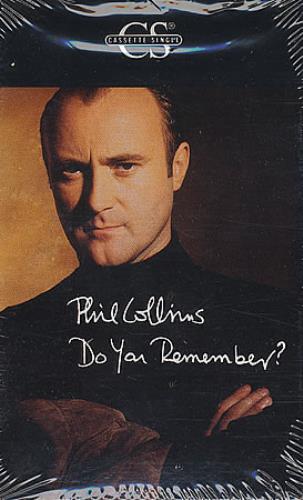 Phil Collins Do You Remember? cassette single UK COLCSDO279555