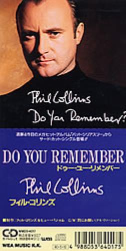 Phil Collins Do You Remember 3" CD single (CD3) Japanese COLC3DO18793