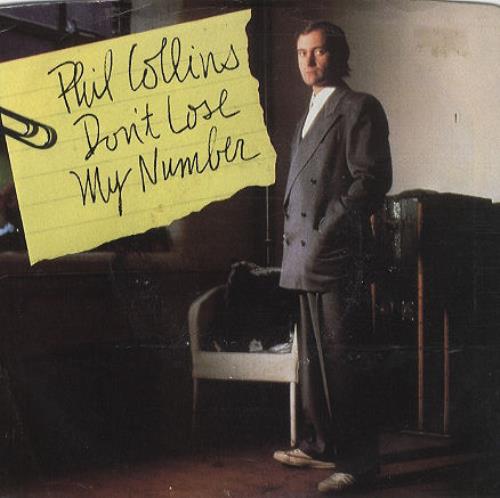 Phil Collins Don't Lose My Number 7" vinyl single (7 inch record / 45) US COL07DO279450