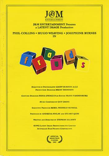 Phil Collins Frauds press book UK COLPBFR174550