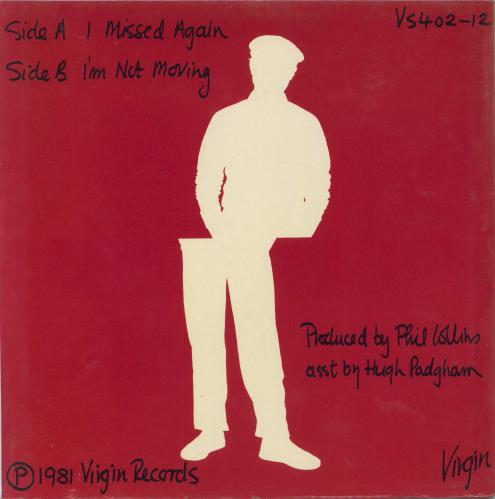 Phil Collins I Missed Again - Sealed 12" vinyl single (12 inch record / Maxi-single) UK COL12IM795047