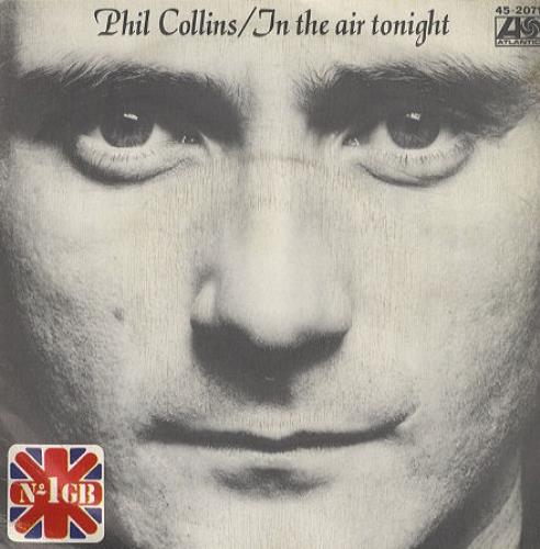 Phil Collins In The Air Tonight 7" vinyl single (7 inch record / 45) Spanish COL07IN278946